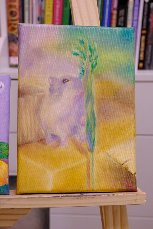 Custom Animal Portrait (Oil, larger canvas)