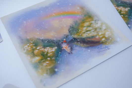 Skating Candy mini Art Print - The Rainbow Bridge Collection