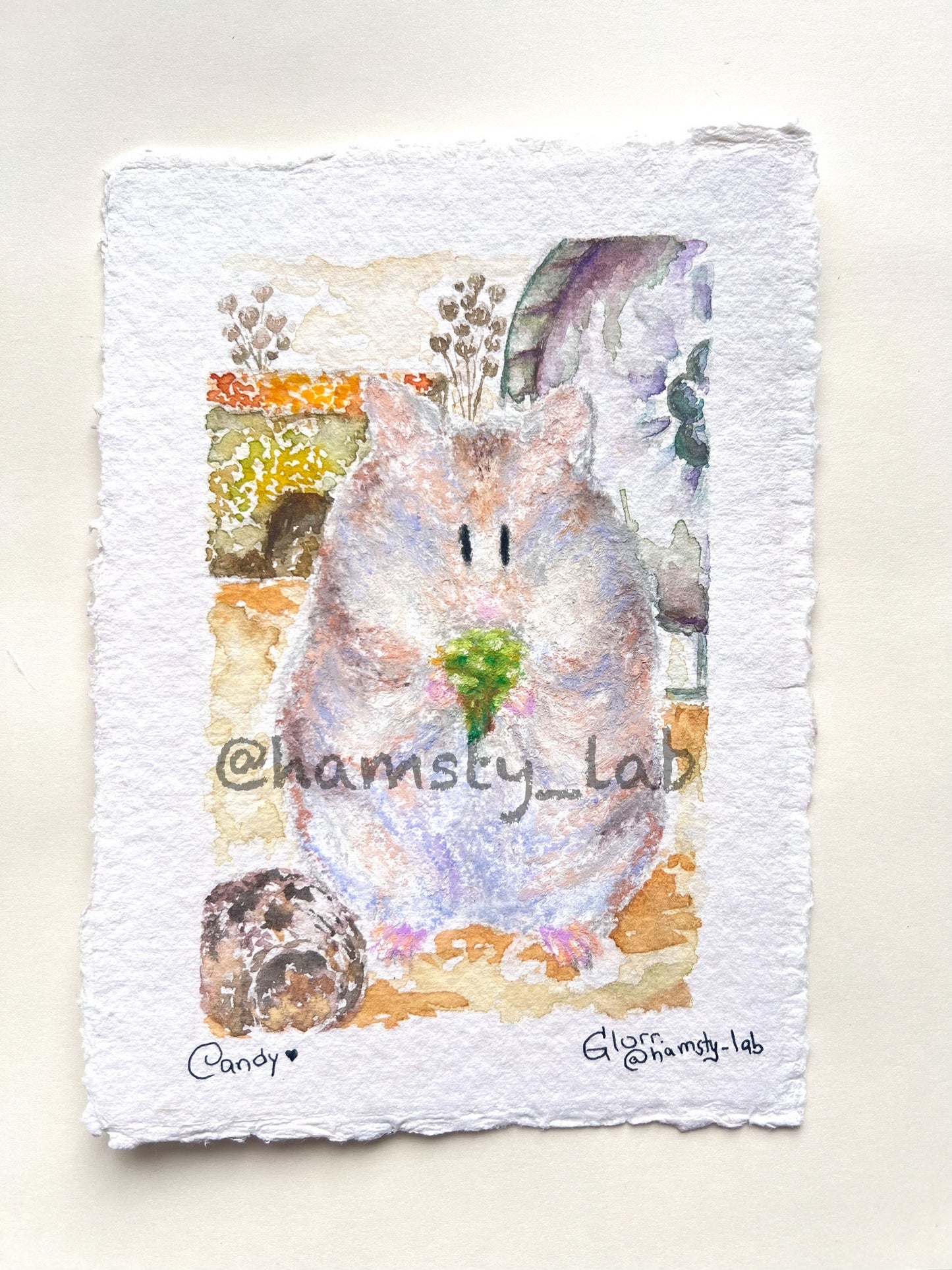 Custom Hamster Portrait (Physical)