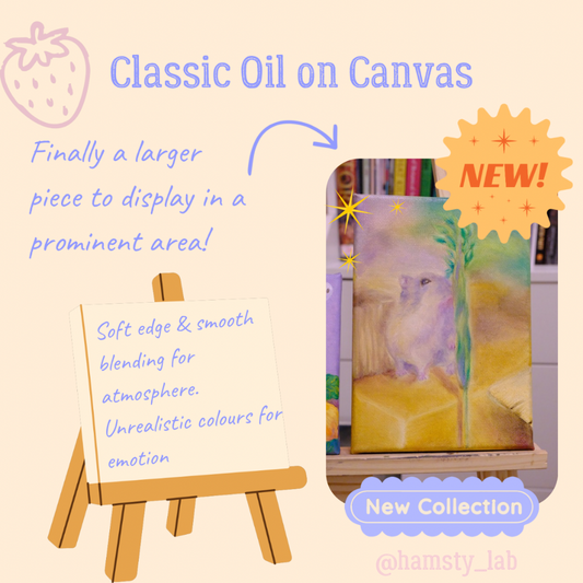 Custom Animal Portrait (Oil x Canvas)