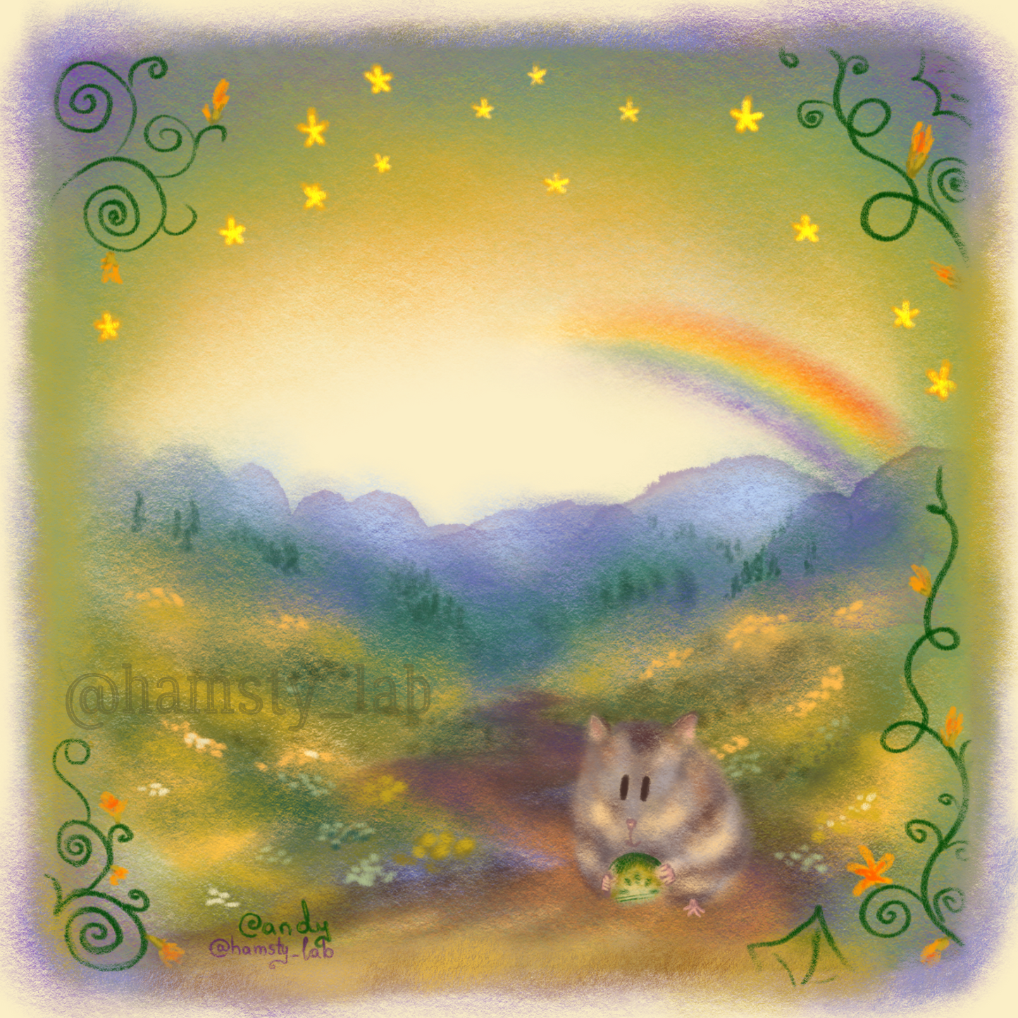 CUSTOM Rainbow Bridge Memorial (Digital)