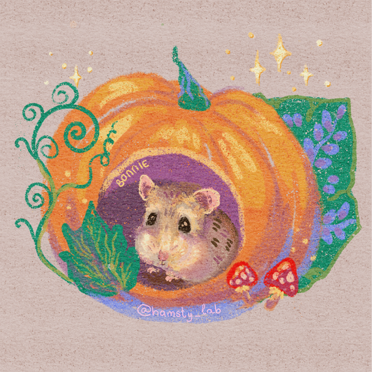Custom Signature Hamsty Portrait (Digital)