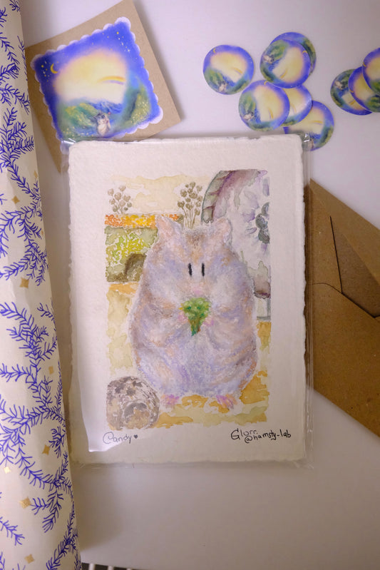 Custom Hamster Portrait (Physical)