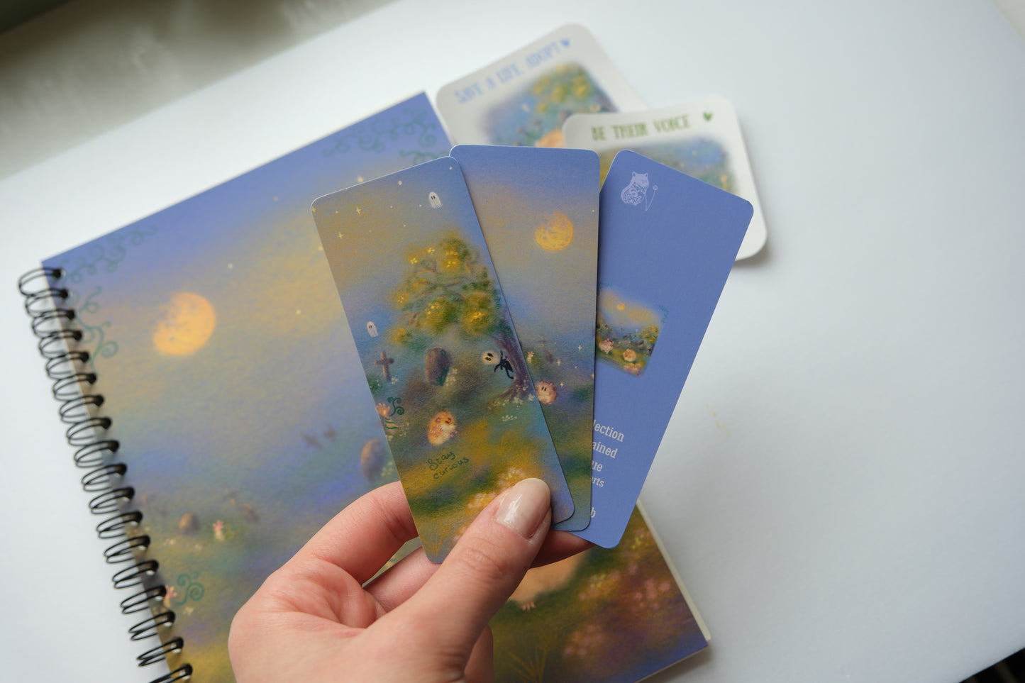 The Haunted Graveyard mini Bookmark - Rescue Edition
