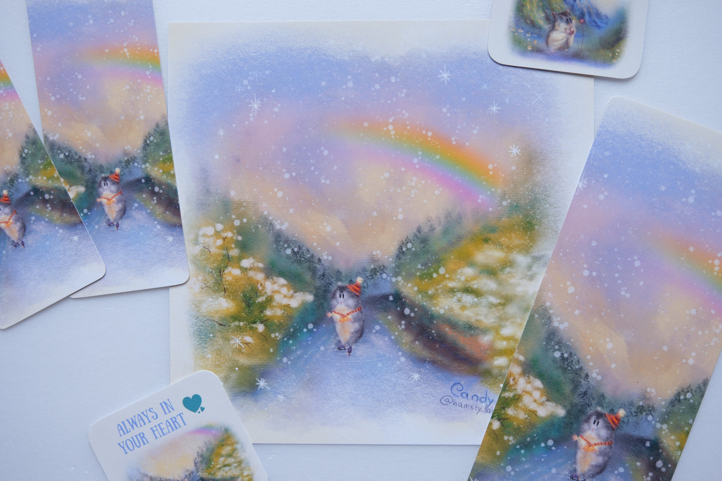 Skating Candy mini Art Print - The Rainbow Bridge Collection