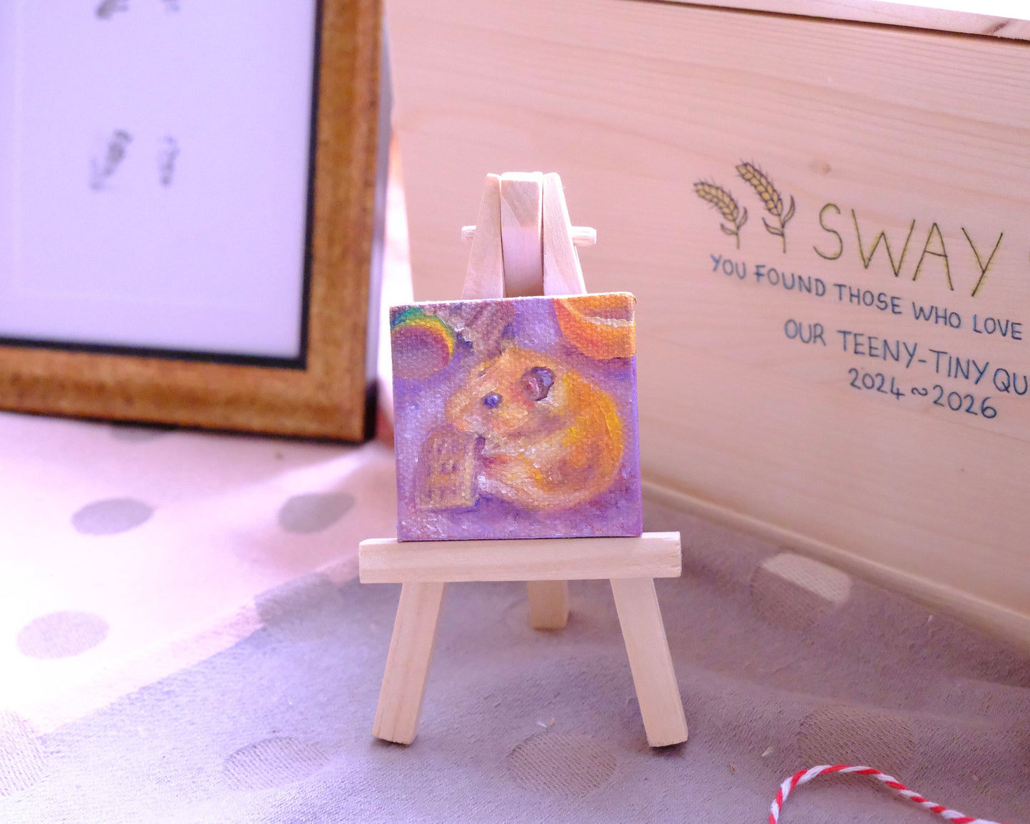 Mini Easel for the Miniature Portraits
