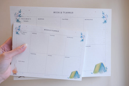 Weekly Planner - Camping Flash