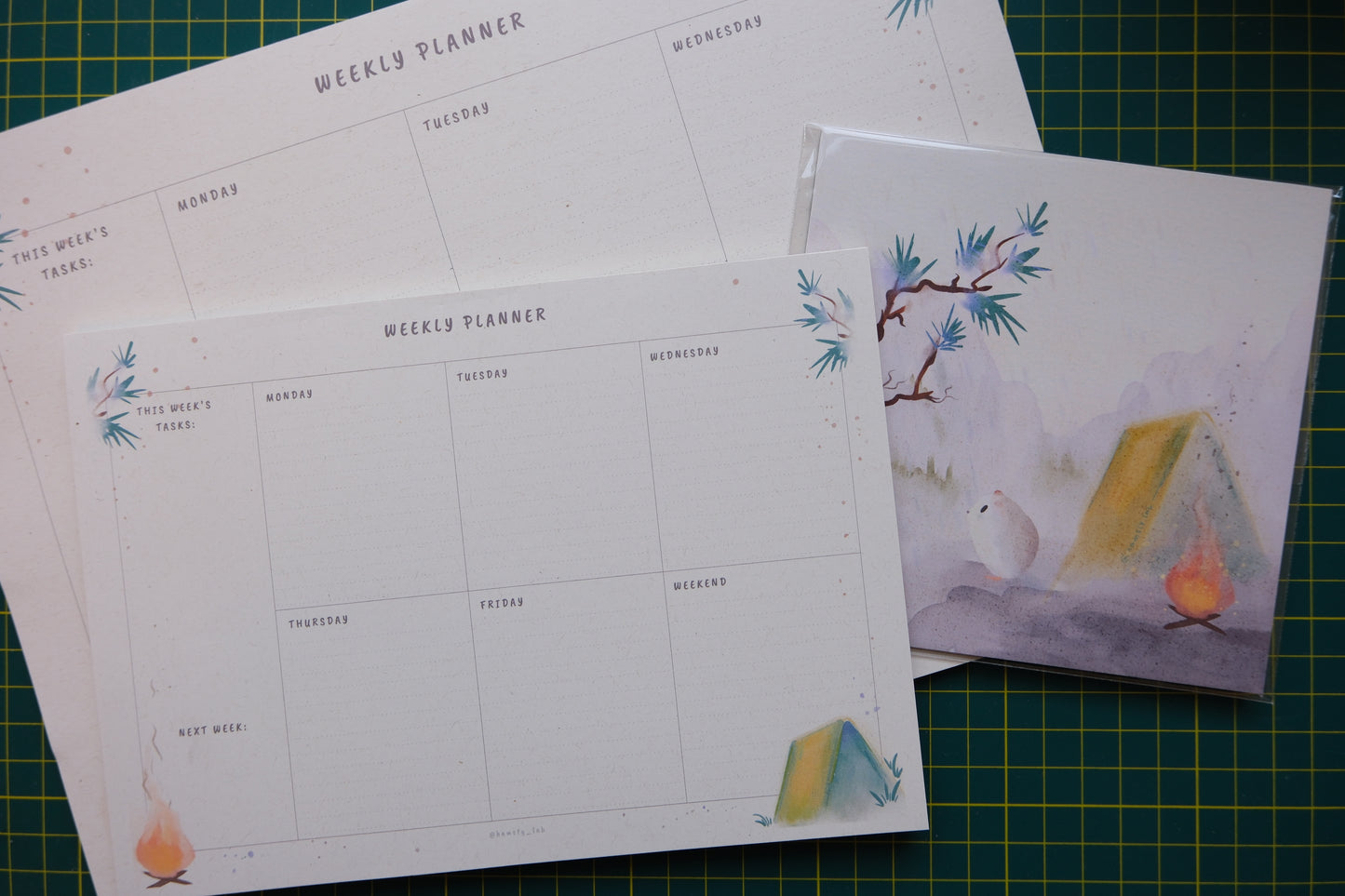 Weekly Planner - Camping Flash