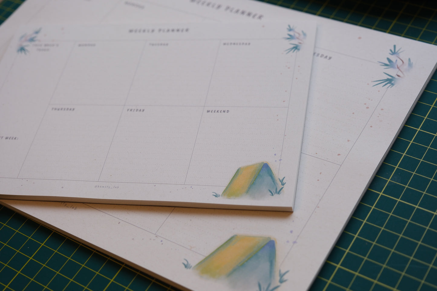 Weekly Planner - Camping Flash