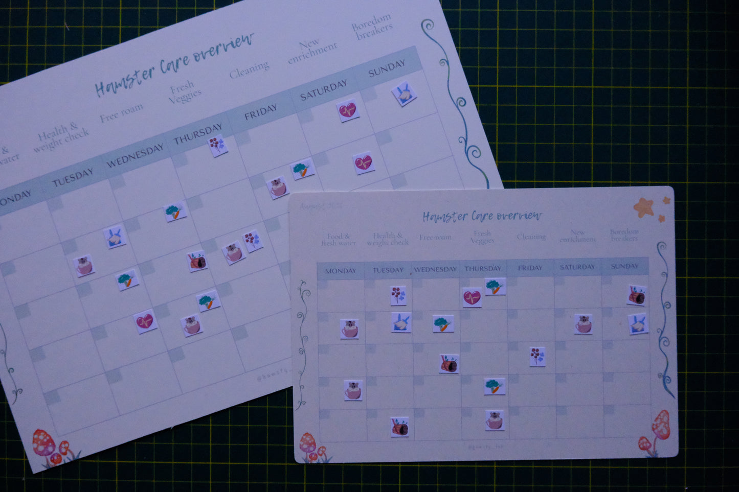 Hamster Care Planner (August)