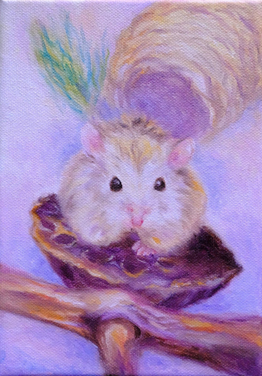 Custom Animal Portrait (Oil, larger canvas)