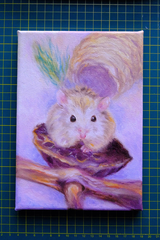 Custom Animal Portrait (Oil, larger canvas)