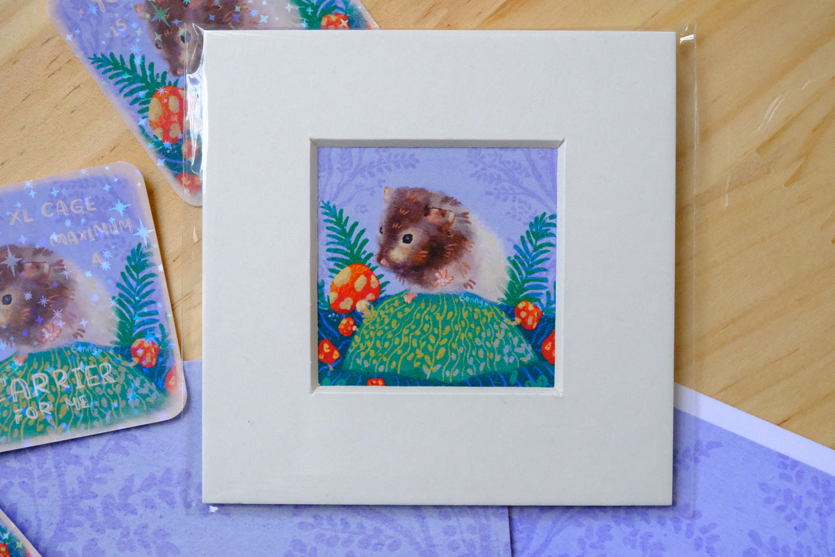 A Rare Collectible Miniature Art Print (only 3)