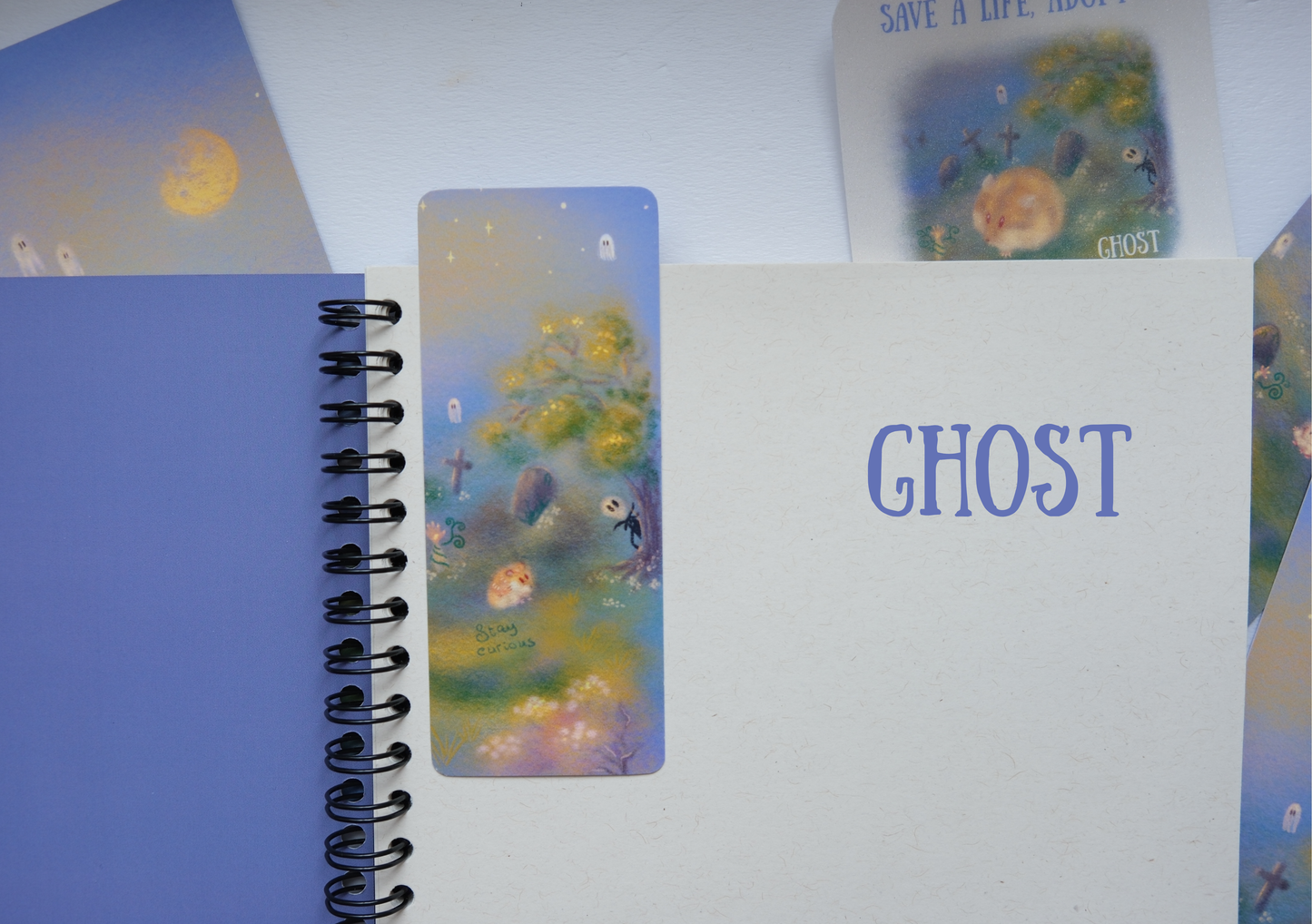 The Haunted Graveyard mini Bookmark - Rescue Edition