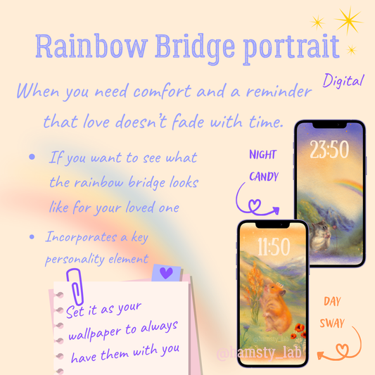 CUSTOM Rainbow Bridge Memorial (Digital)