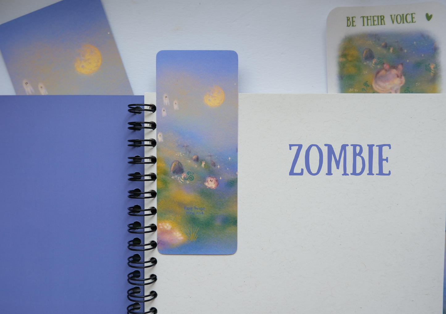 The Haunted Graveyard mini Bookmark - Rescue Edition